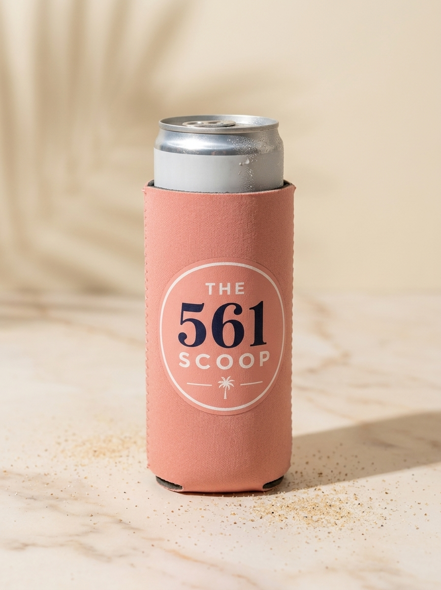 The 561 Scoop Slim Can Koozie